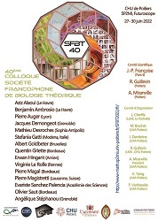 40ème Colloque Société Francophone de Biologie Théorique