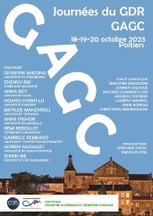 Journées du GDR GAGC du 18 au 20 octobre 2023